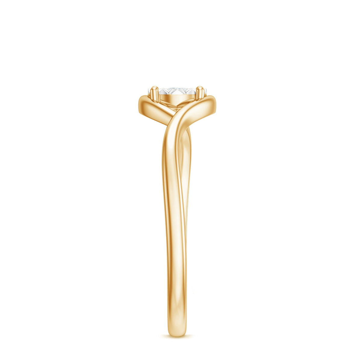 Certified Real Diamond Minimal Promise Ring for Women