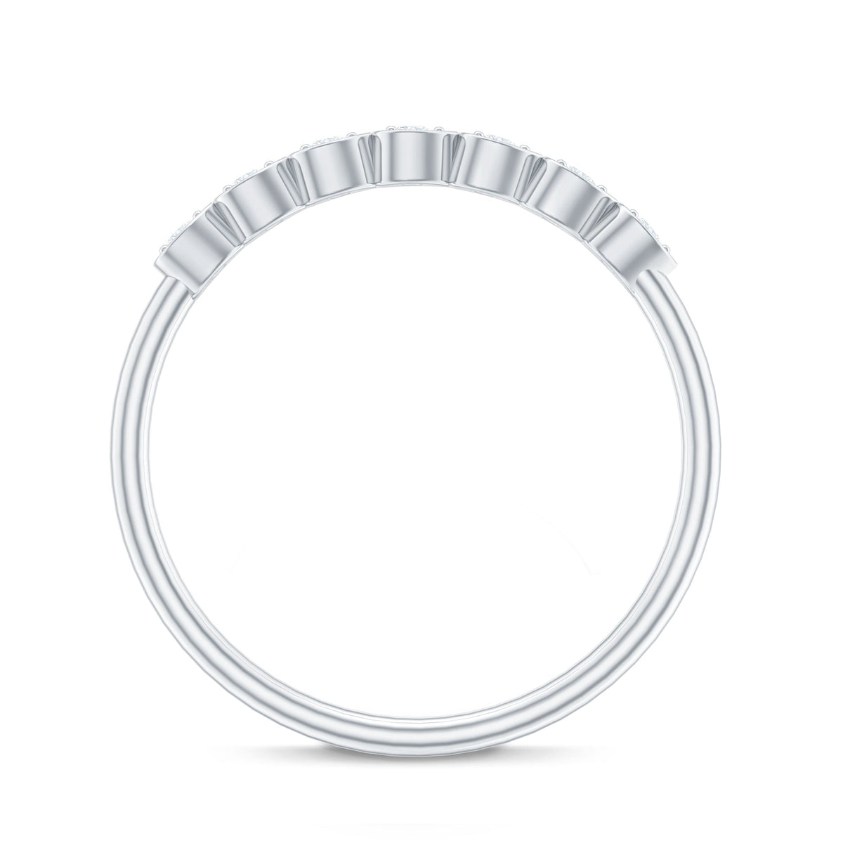 Certified Diamond Seven Stone Promise Ring