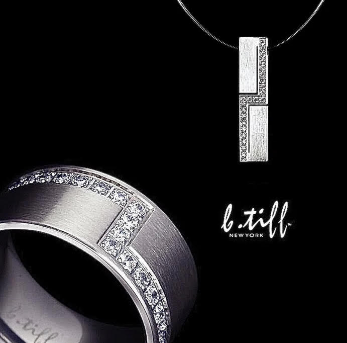 RG129W B.Tiff .02 ct Cross Body Ring [Wide Band]
