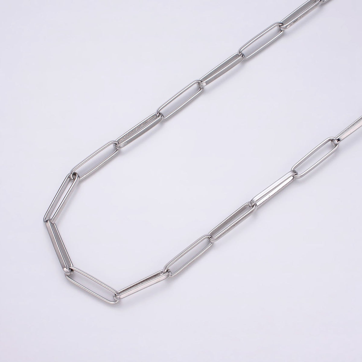 24k Gold Filled Chain by Yard Slim PaperClip Chain Unfinished Chain Wholesale Elongated Oval Link Chain | ROLL-1285 ROLL-1286 Clearance Pricing