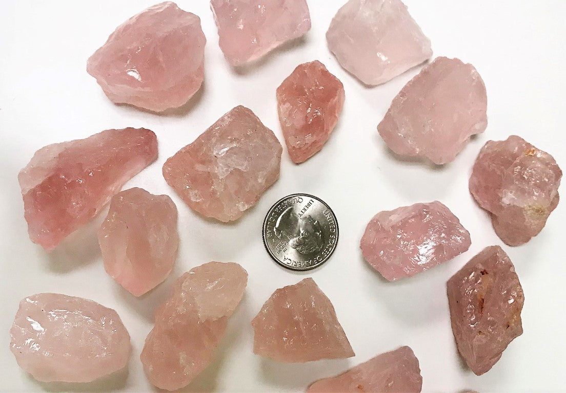 Rose Pink Amethyst Rough Facet Brazil Natural 500 Carats Bulk Lot