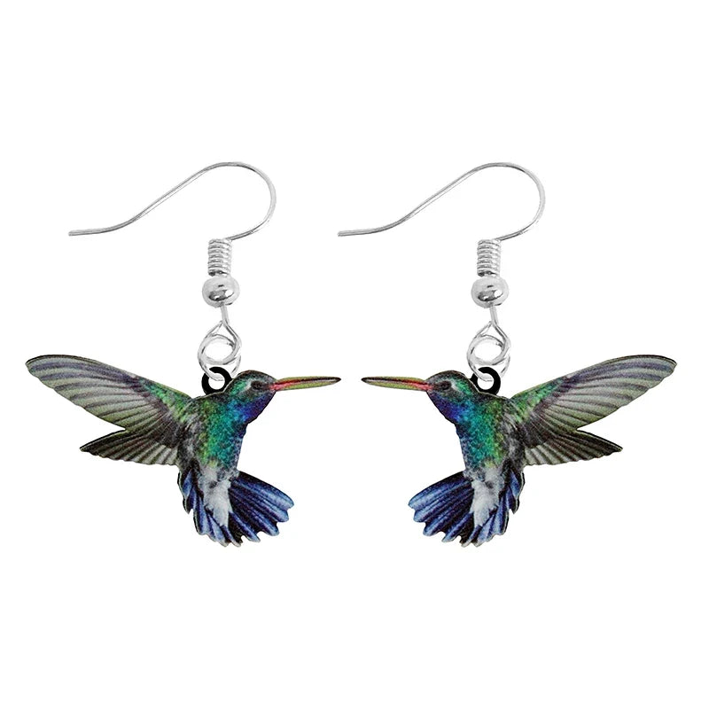 Earring For Women Acrylic Funny Custom Cute Girls Gift Eardrop Kids Animal Rabbit Parrot Bird Frog Butterfly