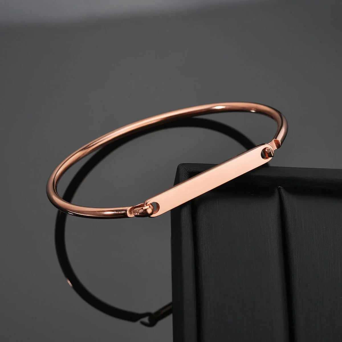 Afirstee Stainless Steel Engrave Name Bracelet For Women Custom Gold Color Date Letter Bracelets Jewelry Gift