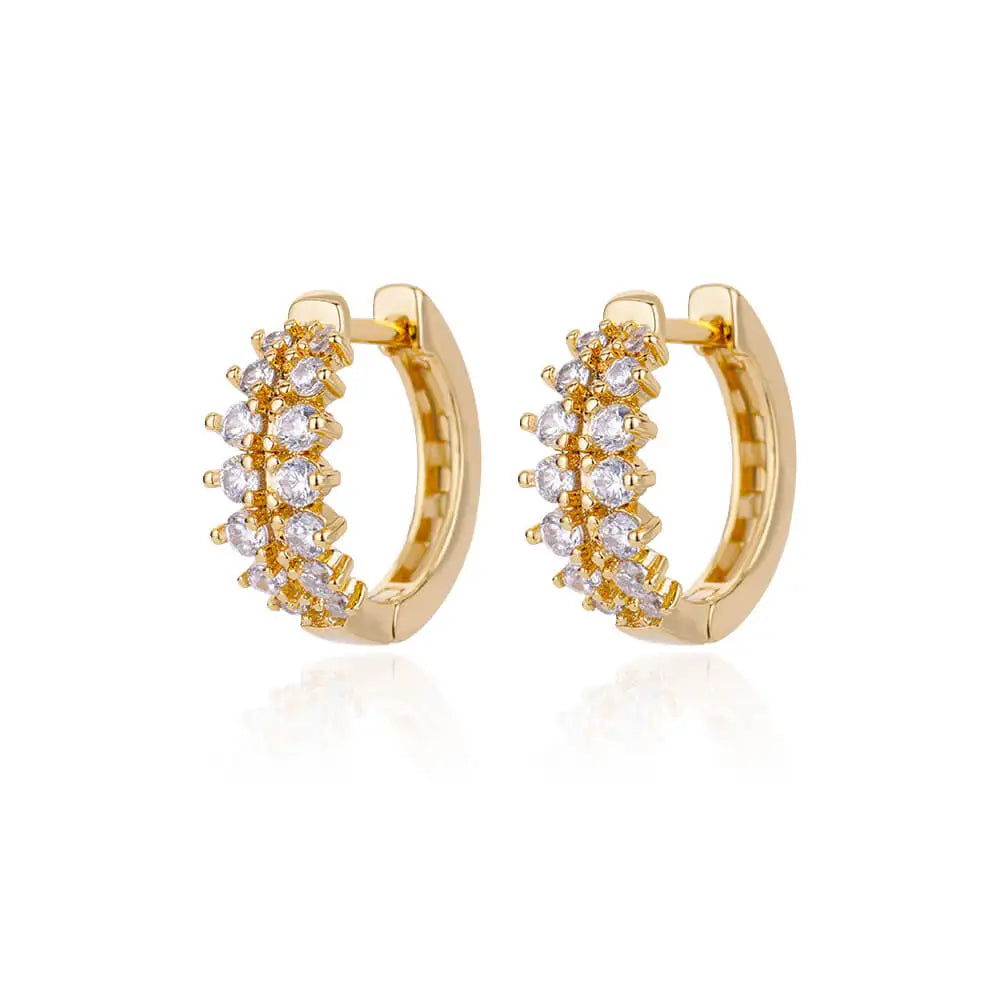 Trendy C-Shape Earrings For Women Stainless Steel Geometric Piercing Stud Earring 2024 New Fashion Party Jewelry Accessories