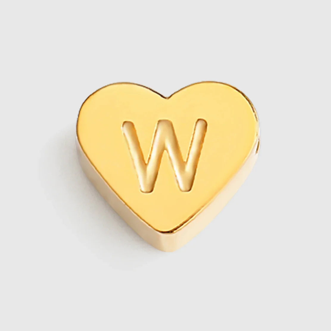 Initial Name Heart Shape Pendant For Necklaces 316L Stainless Steel Necklace for Women Bracelet Make Earrings Jewelry