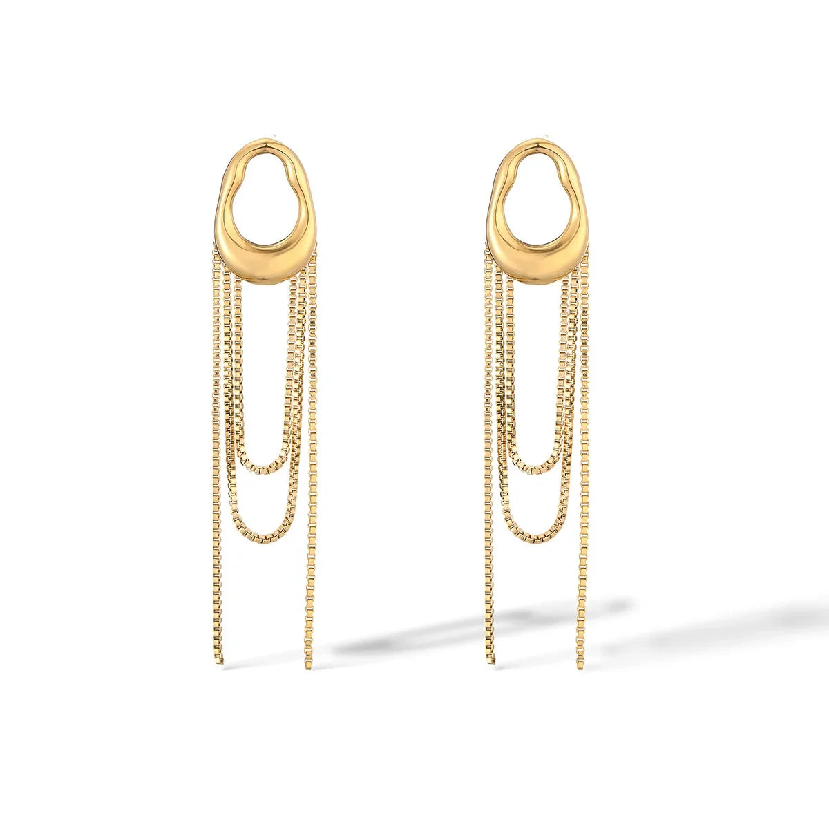 NEWBUY New Arrival INS Tassels Drop Earrings For Women Girls,High Quality Daily Jewelry Perfect For Everyday Wear