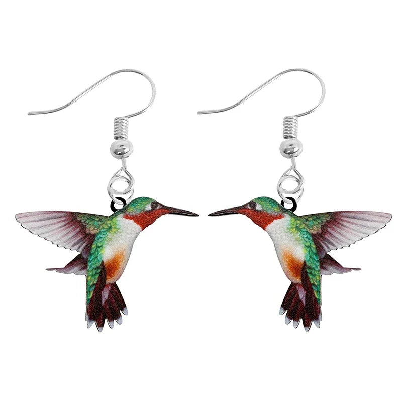 Earring For Women Acrylic Funny Custom Cute Girls Gift Eardrop Kids Animal Rabbit Parrot Bird Frog Butterfly