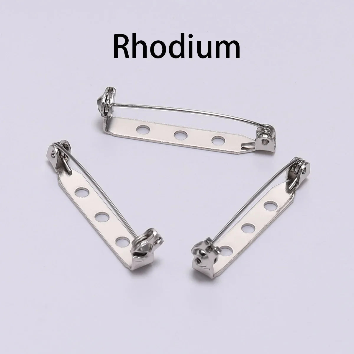 20-50pcs 20 25 32 38mm Brooch Clip Base Pin Blank Safe Lock Brooch Pin Base Badge Holder For DIY Jewelry Making Finding Supplies