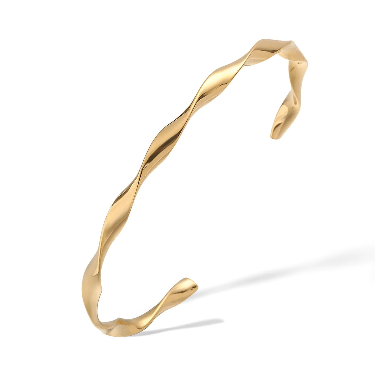 NEWBUY Hot Sale HigH Quality Gold/Silver Color Heart Bangles For Women Stainless Steel Party Jewelry