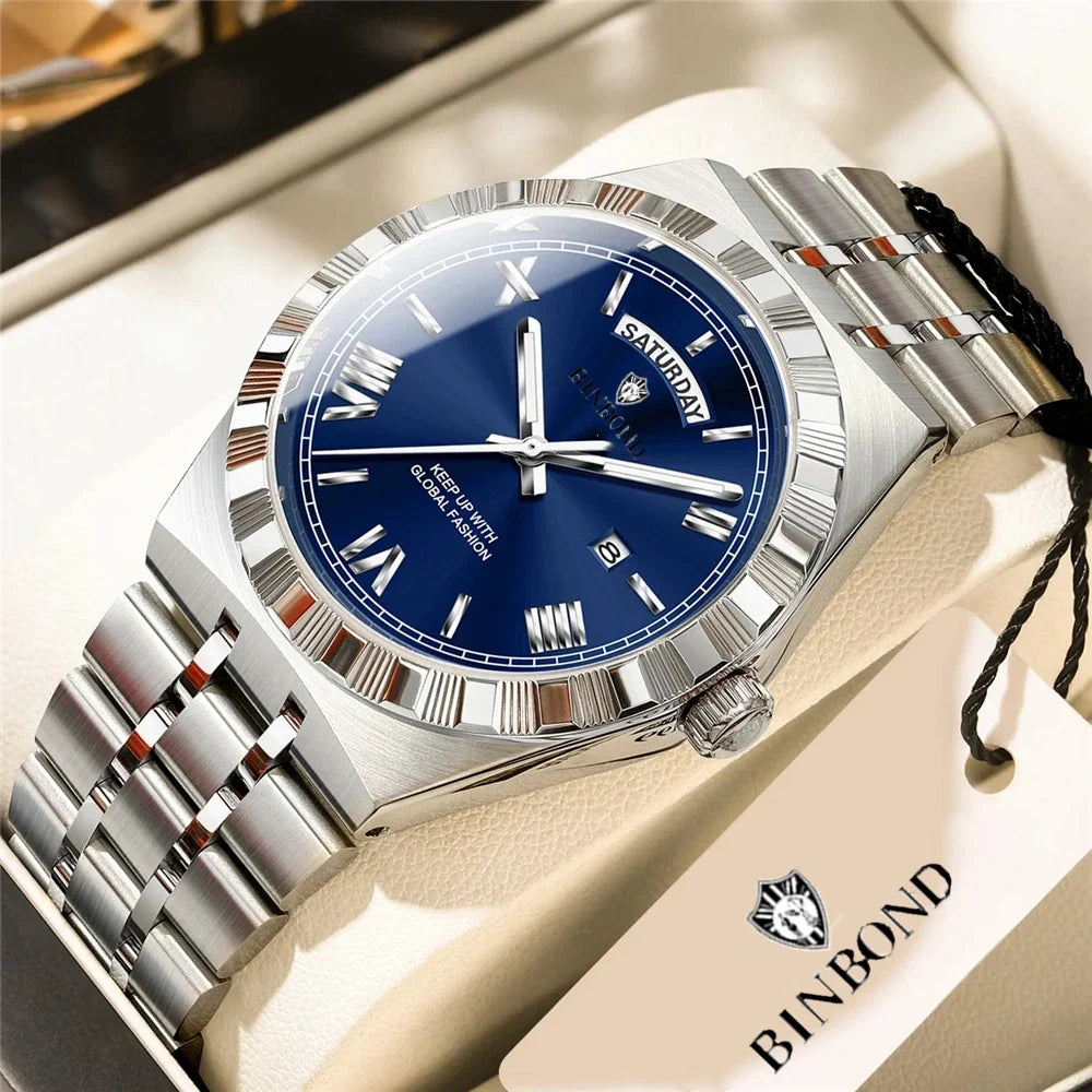 New Waterproof Luxury Sports Movement Mens Watches For Man Gifts Fashion Quartz Wristwatches Automatic Watch Men Digital Clock