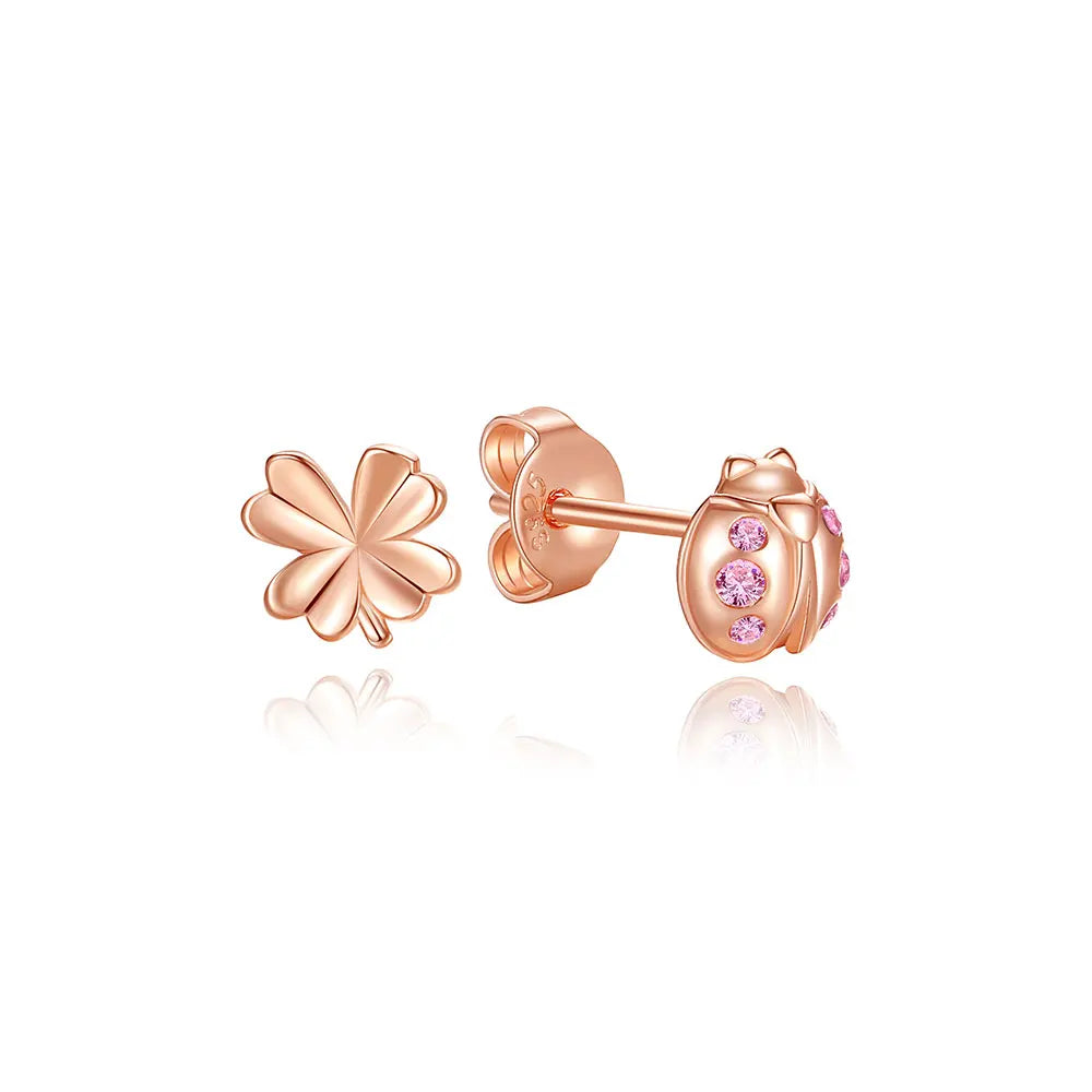 Original 925 Sterling Silver Earrings 2026 Stud Hoop Crystal Earings For Women Rose Gold Crown Heart Infinity Bee Earing Jewelry