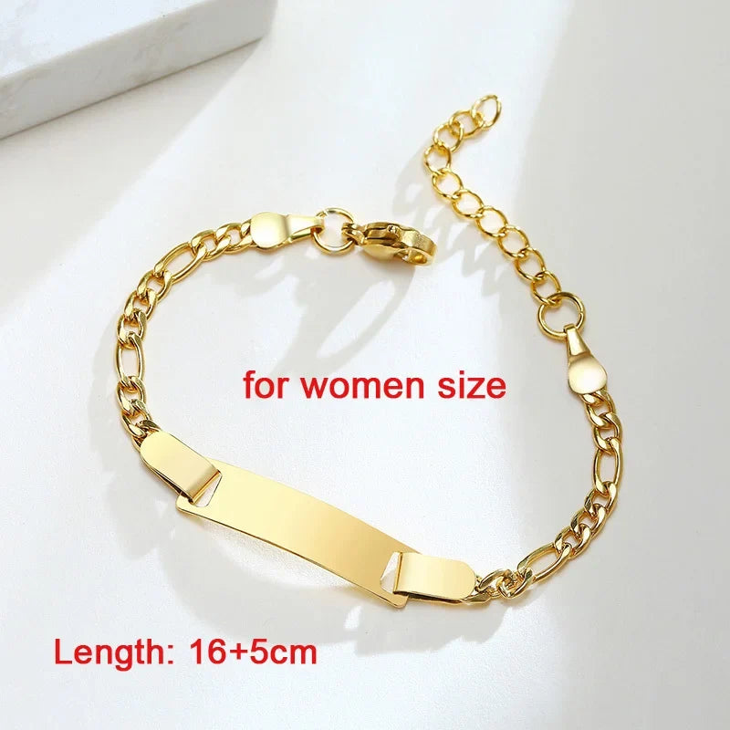 Personalized Name Bracelet VIP Link for for Boy Girl