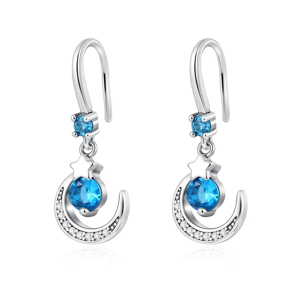 2026 New 925 Silver Elephant Cherry Blossom Butterfly Heart Earrings, a delicate choice for women's fashion jewelry