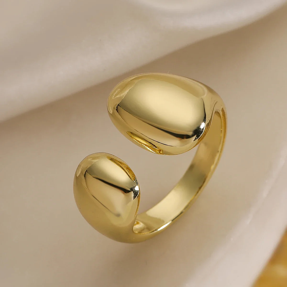 NEWBUY High Quality AAA CZ Zircon Inlay Copper Wedding Jewelry Unique Design Open Rings For Elegant Women Size Adjustable