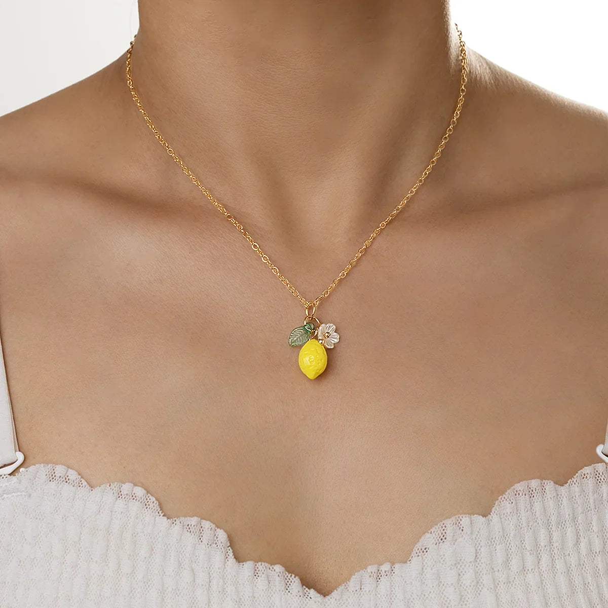 Personalized Lemon Earrings with Long Tassel Summer Fruit Dangle Earrings Versatile Bohemian Jewelry Gift for Women