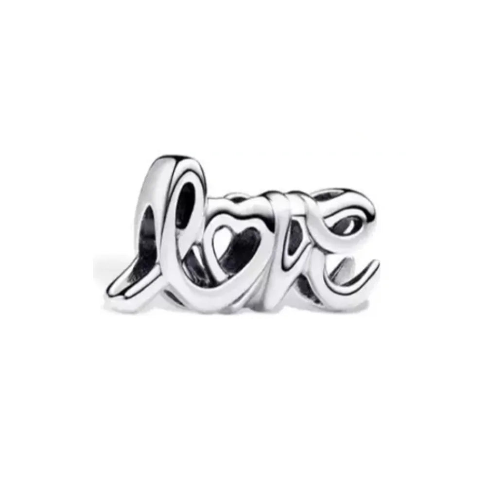 2026 New S925 Silver Hollow Elephant Monkey Car Pendant Fit Original Bracelet DIY Accessories Women's Charm Jewelry Gifts