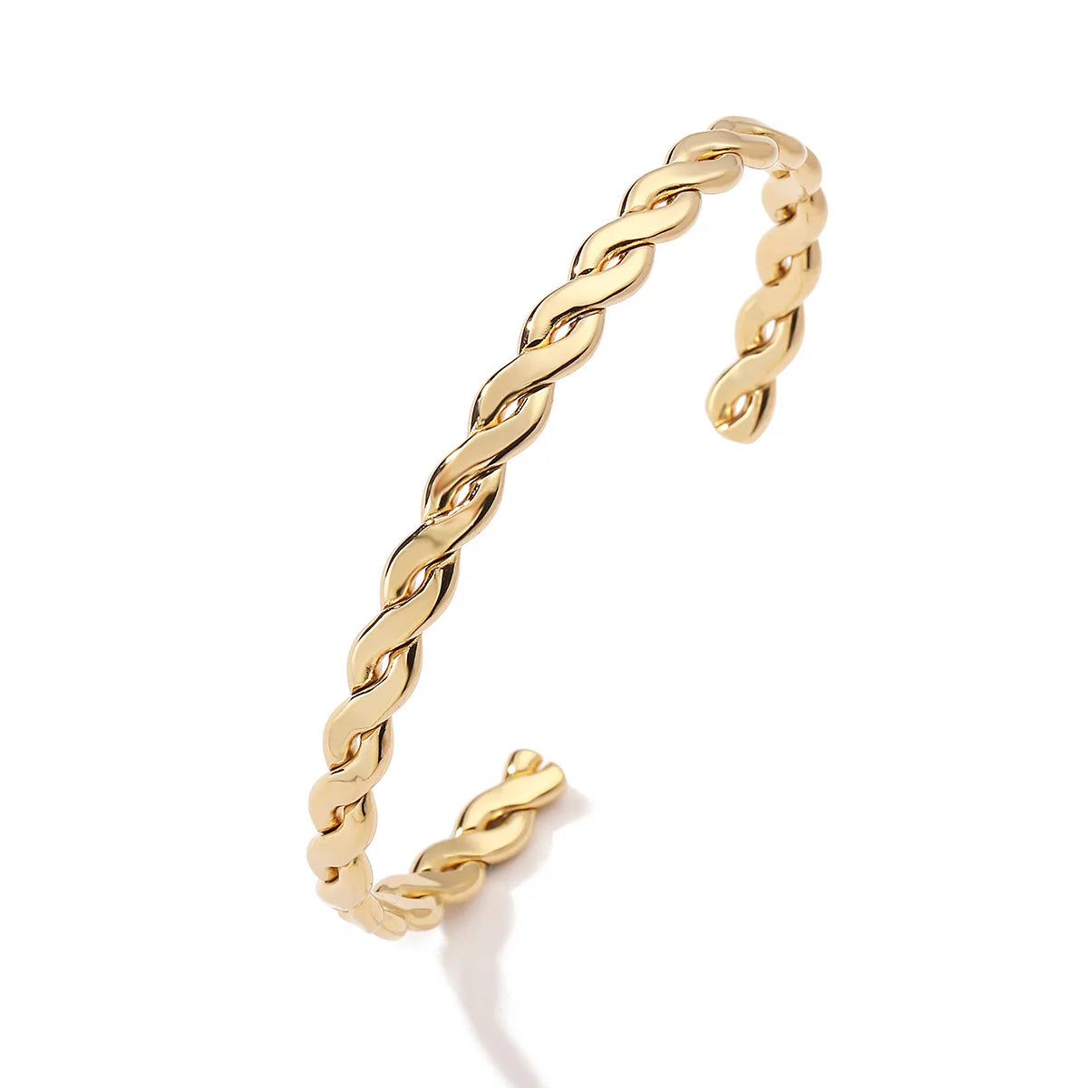 NEWBUY Hot Sale HigH Quality Gold/Silver Color Heart Bangles For Women Stainless Steel Party Jewelry