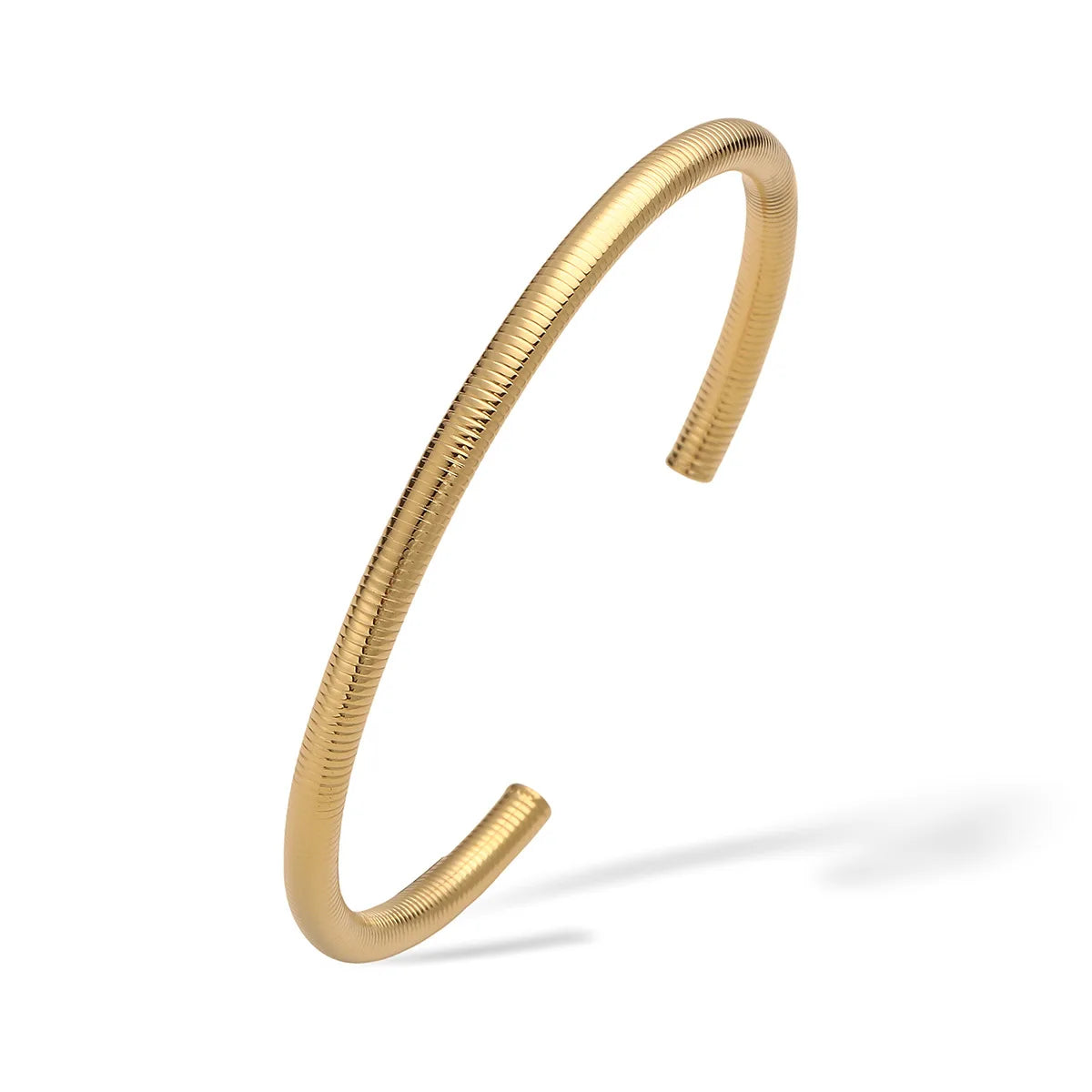 NEWBUY Hot Sale HigH Quality Gold/Silver Color Heart Bangles For Women Stainless Steel Party Jewelry