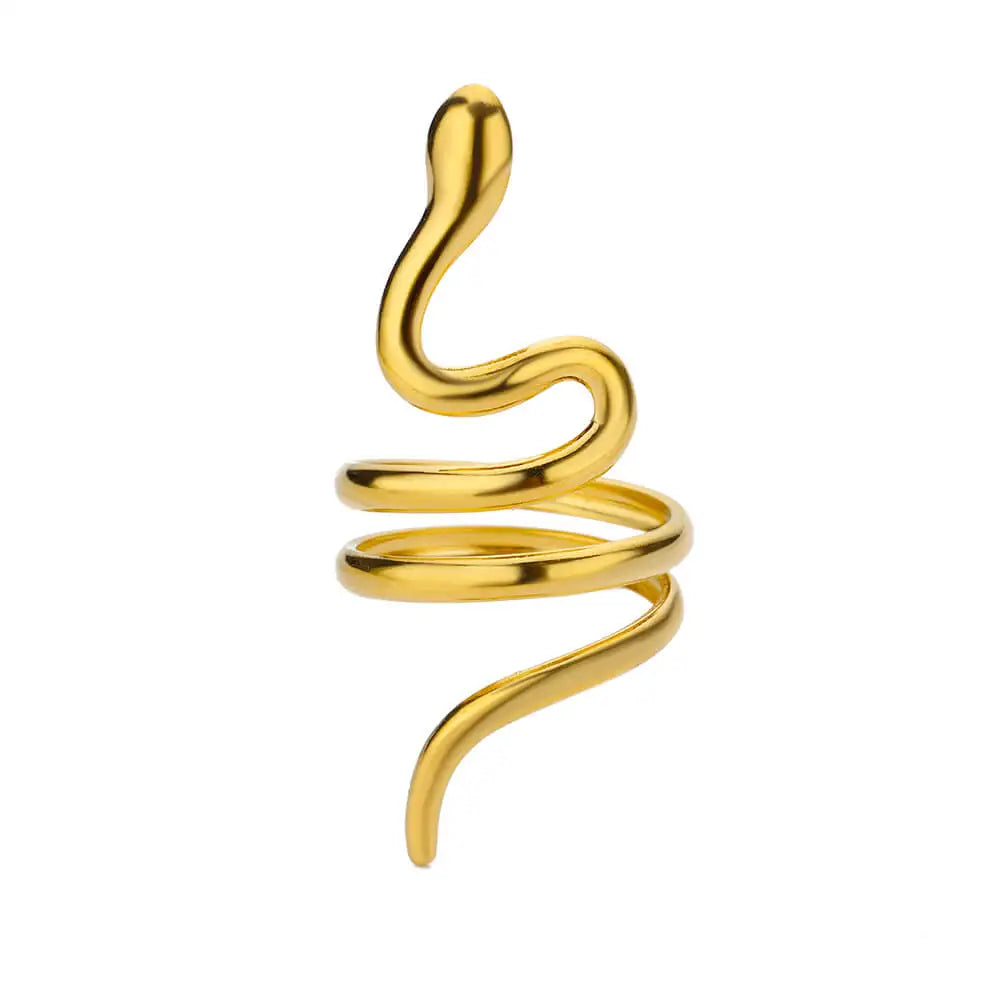 Cute Cat Claw Open Rings For Women Stainless Steel Gold Color Temperament Animal Finger Ring 2025 New Fashion Couple Jewelry