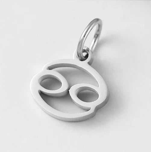 SUNIBI Stainless Steel Star Zodiac Sign 12 Constellation Pendant Accessories for Necklace Women Man Jewelry Gifts Wholesale