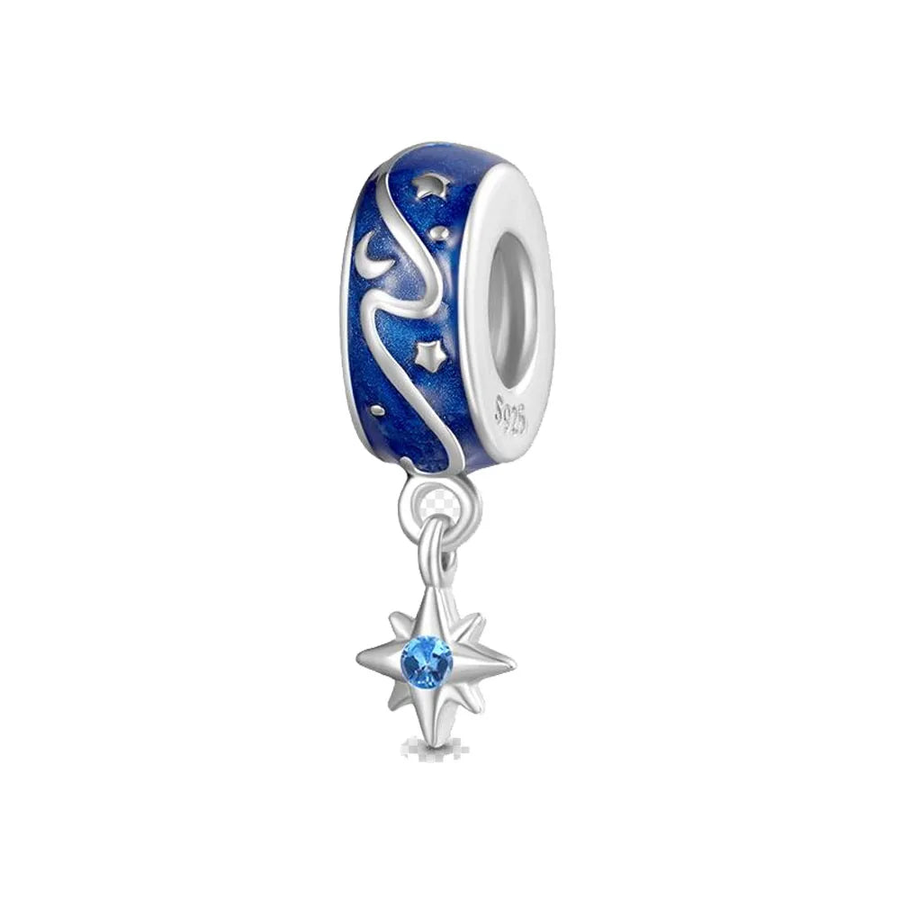2026 925 Silver Flower, Butterfly, Highland Cow, Motorcycle Pendant Fit European Original Bracelet DIY Jewelry Exquisite Jewelry