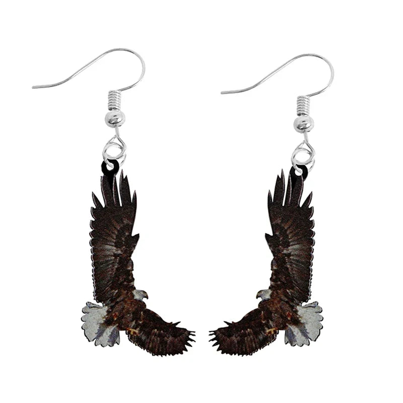 Earring For Women Acrylic Funny Custom Cute Girls Gift Eardrop Kids Animal Rabbit Parrot Bird Frog Butterfly