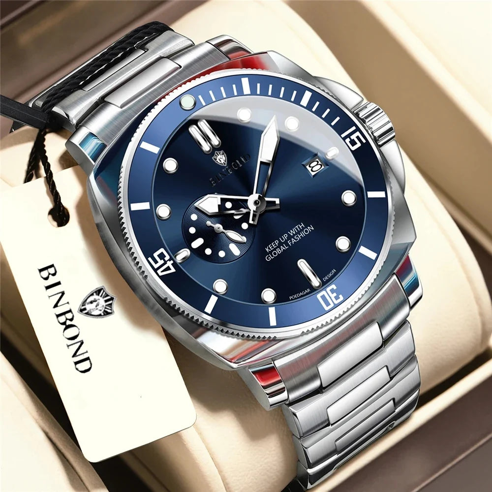 New Gifts Clock Red Watch Man Unique Digital Small Dial Fashion Quartz Wristwatches Mens Automatic Watches Men Cadeau Homme 2026