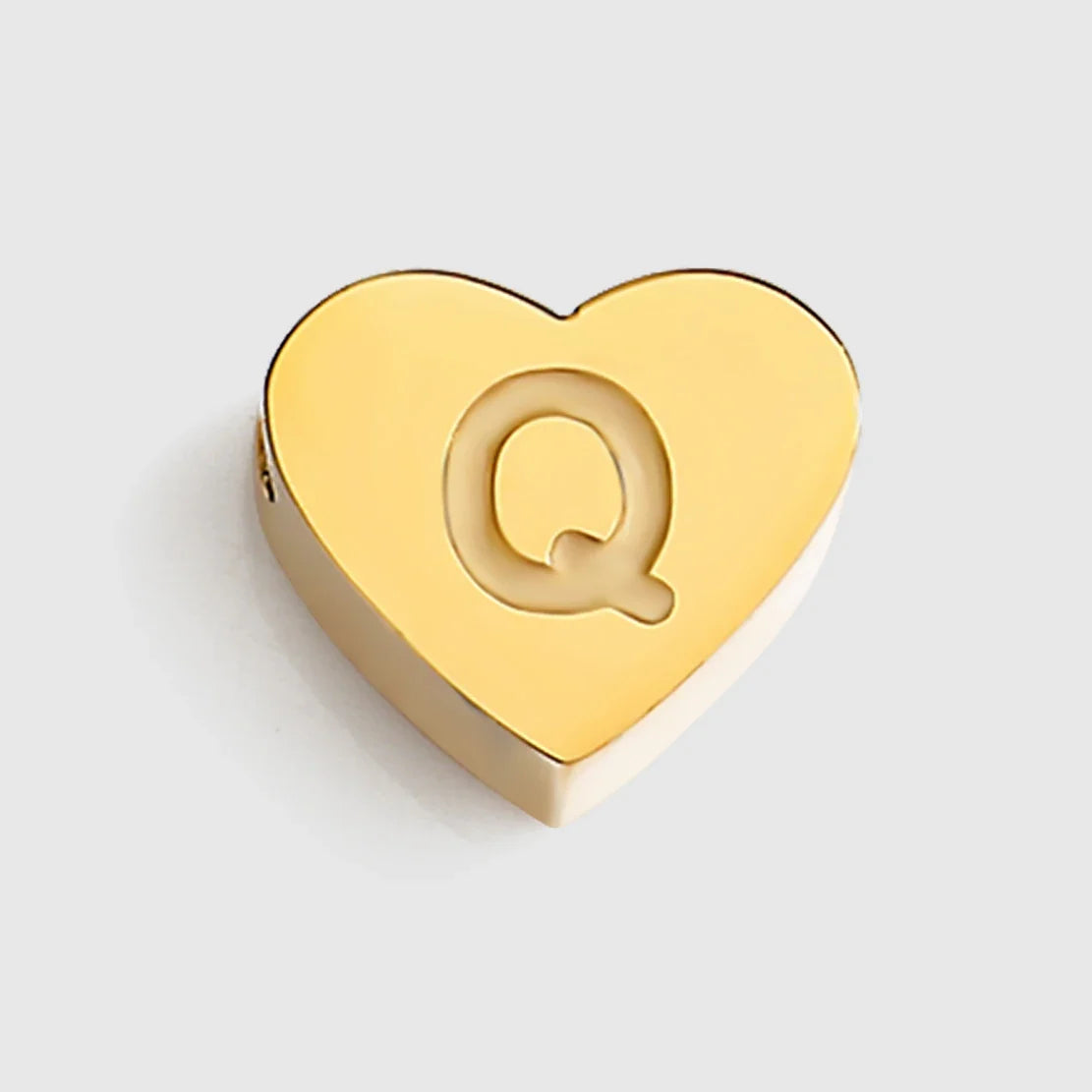 Initial Name Heart Shape Pendant For Necklaces 316L Stainless Steel Necklace for Women Bracelet Make Earrings Jewelry