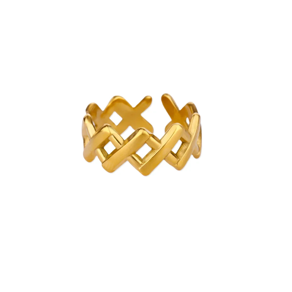 Stainless Steel Exaggerated Big Flower Rings For Women Gold Color Sunflower Finger Ring Female Fashion Aesthetic Jewelry Gift