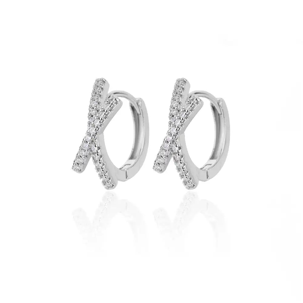 Zircon Evil Eye Earrings For Women Stainless Steel Gold Color Pendientes Piercing Earring Goth 2024 New In Jewelry aretes mujer