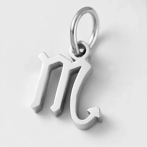SUNIBI Stainless Steel Star Zodiac Sign 12 Constellation Pendant Accessories for Necklace Women Man Jewelry Gifts Wholesale
