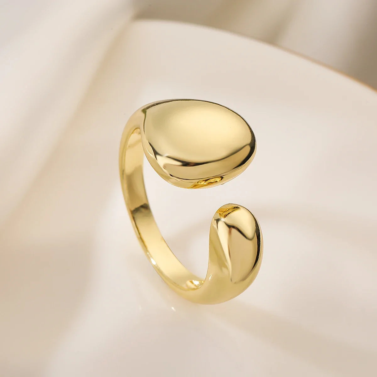 NEWBUY High Quality AAA CZ Zircon Inlay Copper Wedding Jewelry Unique Design Open Rings For Elegant Women Size Adjustable