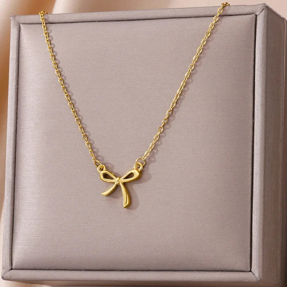 Stainless Steel Dragonfly Necklaces For Women 18K Gold Plated DragonflyPendants Choker  Insect Jewelry Gift