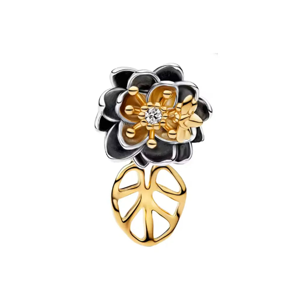 2026 New S925 Silver Hollow Elephant Monkey Car Pendant Fit Original Bracelet DIY Accessories Women's Charm Jewelry Gifts