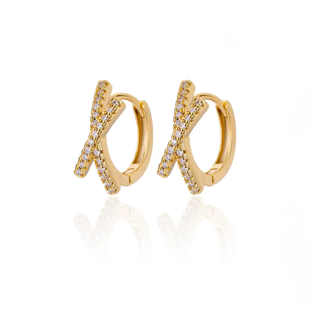 Zircon Evil Eye Earrings For Women Stainless Steel Gold Color Pendientes Piercing Earring Goth 2024 New In Jewelry aretes mujer