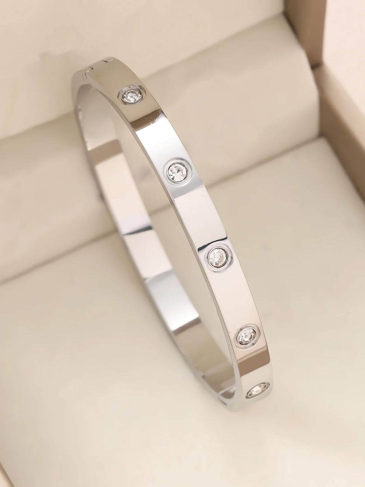 1pieces/set women's wedding jewelry party holiday Valentine's Day gift stainless steel bracelet plated with 18K gold bracelet