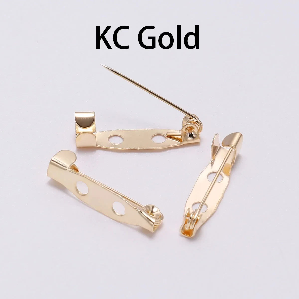 20-50pcs 20 25 32 38mm Brooch Clip Base Pin Blank Safe Lock Brooch Pin Base Badge Holder For DIY Jewelry Making Finding Supplies