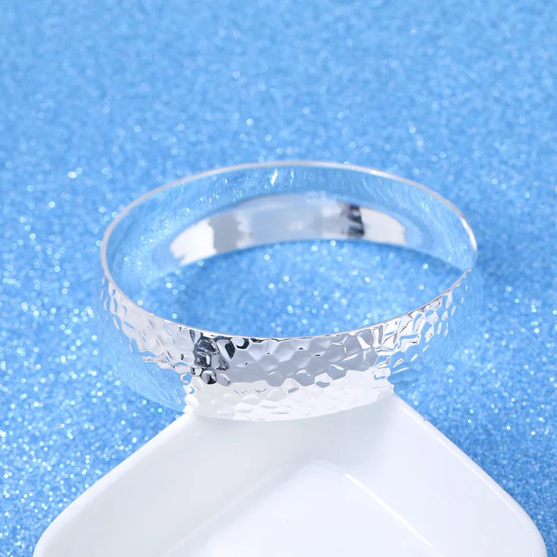 925 Sterling Silver Retro Cuff Bangles Bracelets For Women Luxury Jewelry Accessories Wholesale