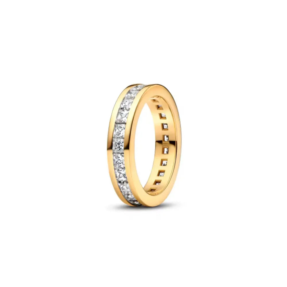 925 Silver Ring New Hot Selling Gold Color Rings Suitable For Any Occasion Bracelet Necklace Matching DIY Birthday Gift