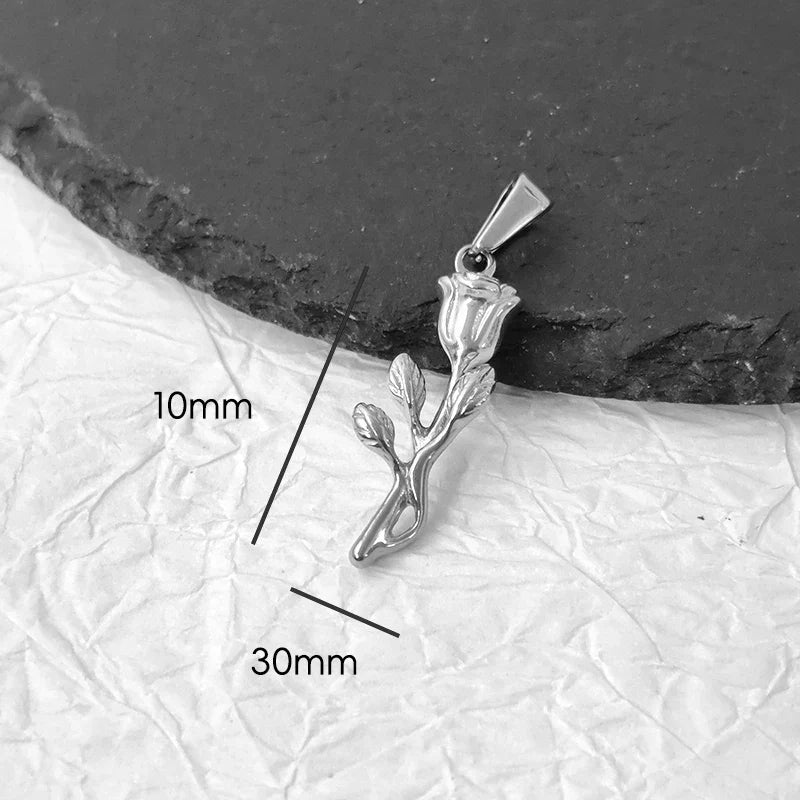 Tarnish Free Pendant Angel Cross Heart Diy Stainless Steel Gold Plated Vintage Charm for Women Necklace Jewelry Making