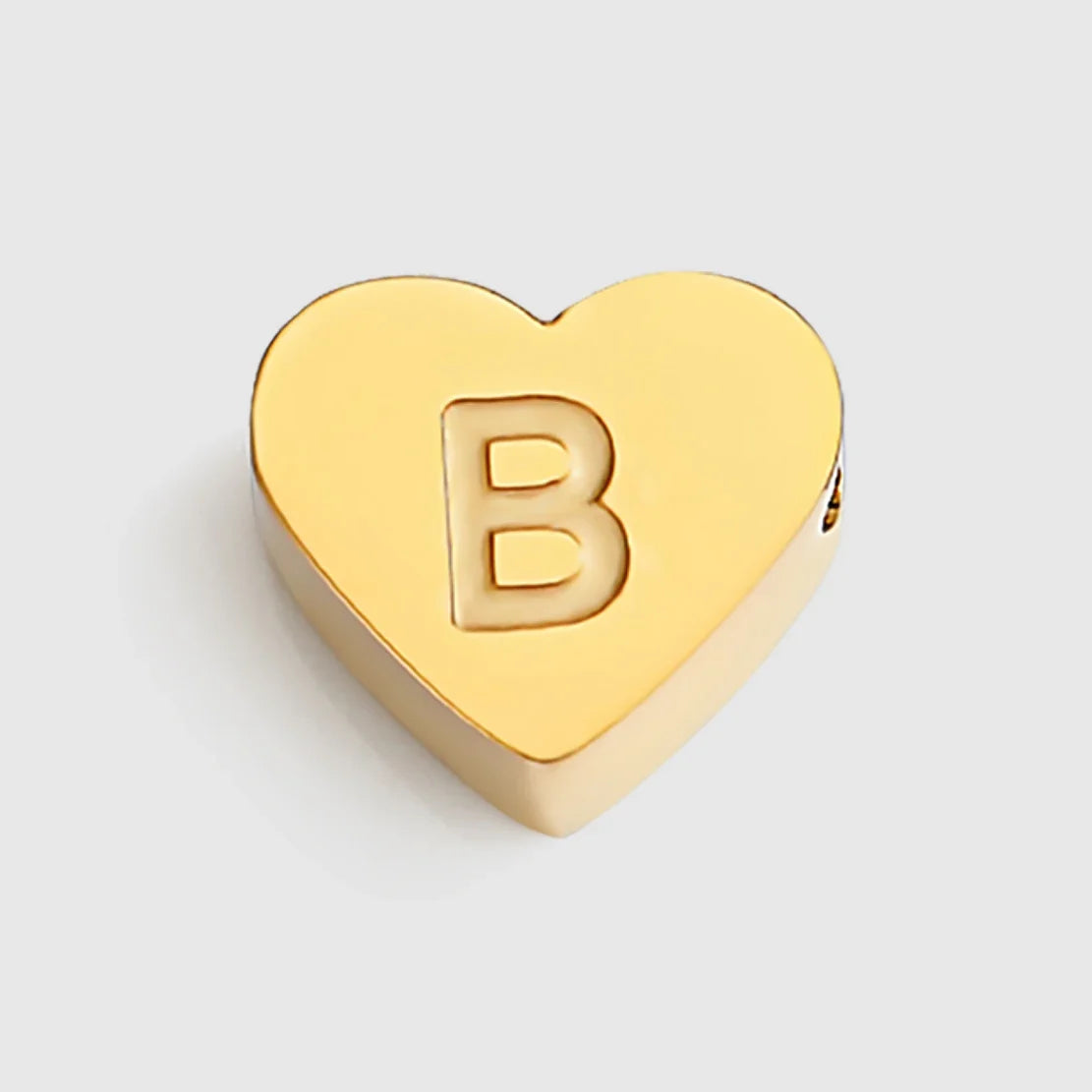 Initial Name Heart Shape Pendant For Necklaces 316L Stainless Steel Necklace for Women Bracelet Make Earrings Jewelry