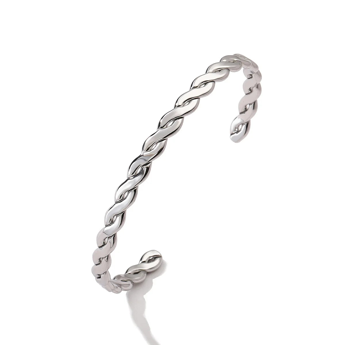 NEWBUY Hot Sale HigH Quality Gold/Silver Color Heart Bangles For Women Stainless Steel Party Jewelry