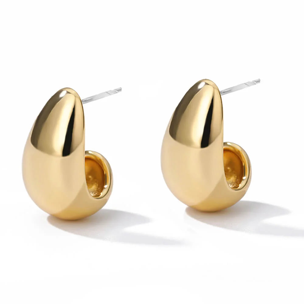 Geometric Flower Stainless Steel Earrings Women Sweet Sunflower Star Gold Color Ear Piercing Jewelry Wedding Accessories Gifts