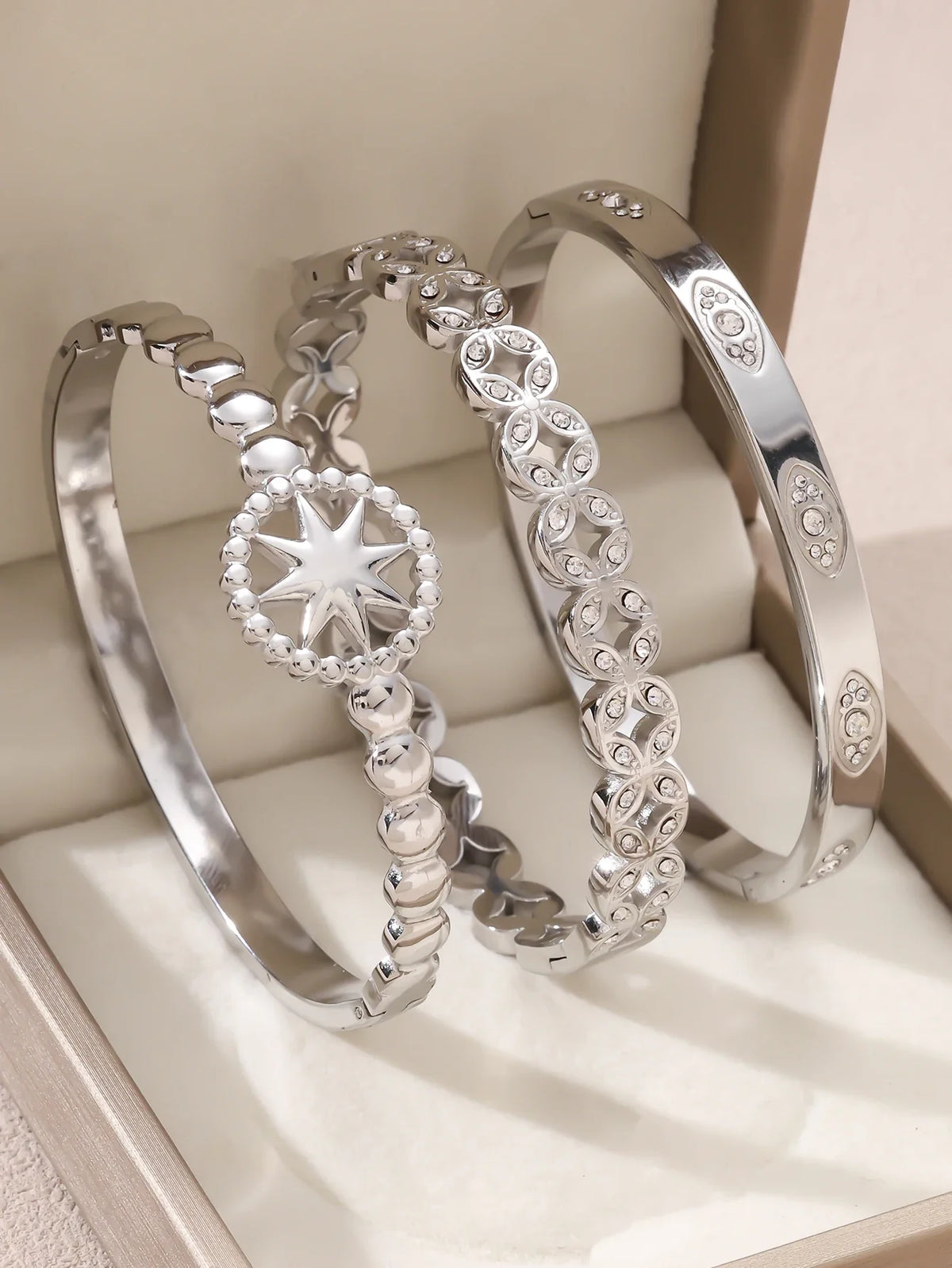 1pieces/set women's wedding jewelry party holiday Valentine's Day gift stainless steel bracelet plated with 18K gold bracelet