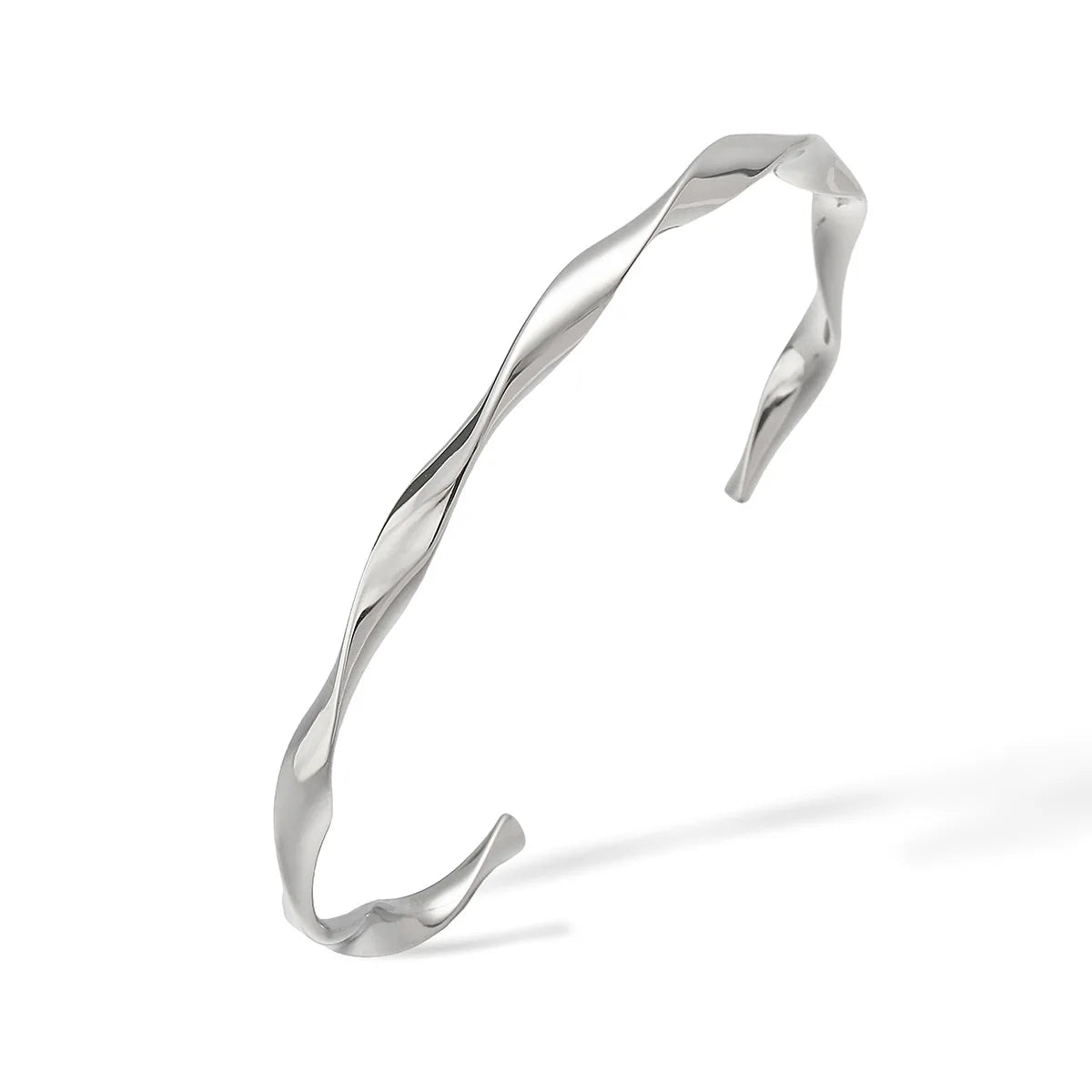 NEWBUY Hot Sale HigH Quality Gold/Silver Color Heart Bangles For Women Stainless Steel Party Jewelry