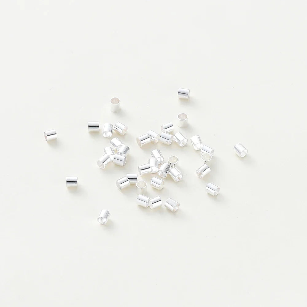100pcs/lot 1.5/2/2.5mm 14K/18K Gold Color Plated Brass Positioning Beads for DIY Bracelet Necklace Jewelry Making Accessories