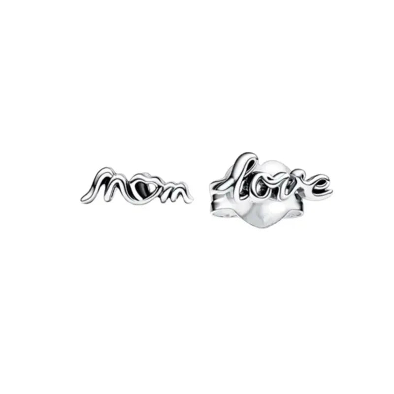 European New 925 Silver Butterfly Flower Stud Earrings, Fit Women's Festival Exquisite Charm Jewelry Gifts