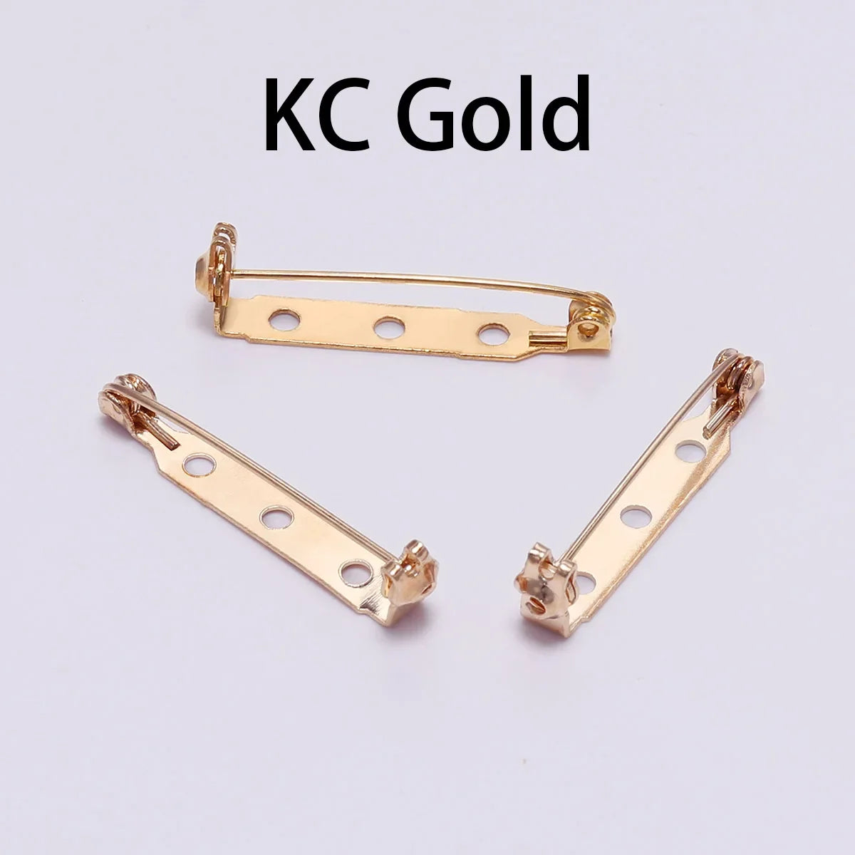 20-50pcs 20 25 32 38mm Brooch Clip Base Pin Blank Safe Lock Brooch Pin Base Badge Holder For DIY Jewelry Making Finding Supplies