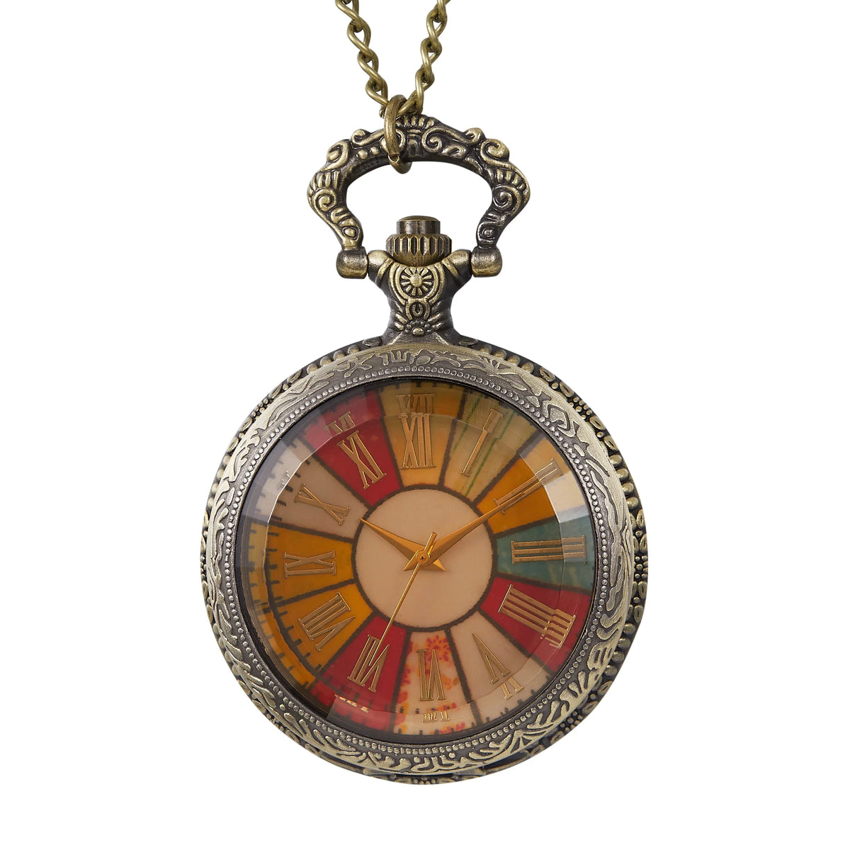 Vintage Classic Quartz Pocket Watch Exquisite Carved Roman Numeral Chain Pendant Men Women Pocket Watches reloj de bolsillo