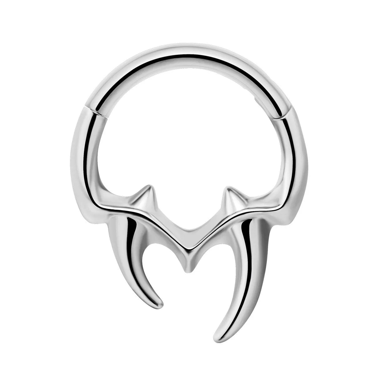 Flowers Nose Ring Septum 100% 316L Surgical Steel Zircon Clicker Daith Piercing Ear Cartilage Helix Hoop Flowers Water Drops